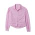 Girls Long Sleeve Woven Hearts Top, alternative image