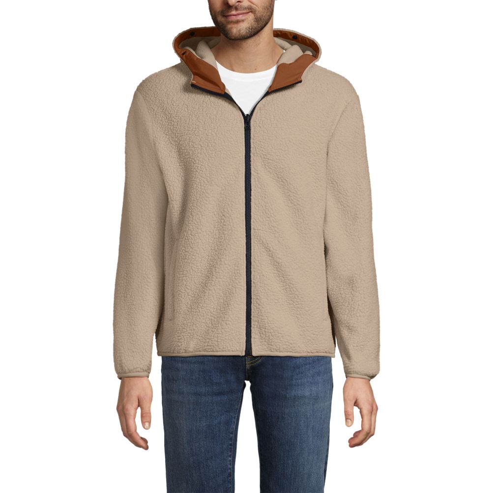 Men's Squall 3 in 1 Sherpa Lined Jacket | Lands' End