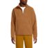 Men's Half Zip Sherpa Fleece Pullover, Front