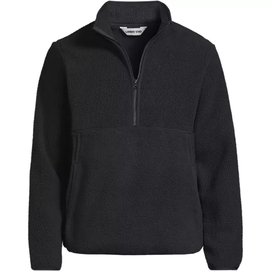 Men's Half Zip Sherpa Fleece Pullover - primary