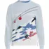 Men's Long Sleeve Fine Gauge Holiday Crew Neck Sweater, Front