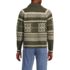 Men's Long Sleeve Wool Blend Full Zip Cardigan, Back