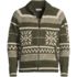 Men's Long Sleeve Wool Blend Full Zip Cardigan, Front