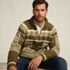 Men's Long Sleeve Wool Blend Full Zip Cardigan, alternative image