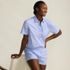 Women's Poplin 2 Piece Pajama Set - Short Sleeve Shirt and Shorts, alternative image
