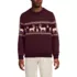 Men's Long Sleeve Holiday Birdseye Crewneck Sweater, Front