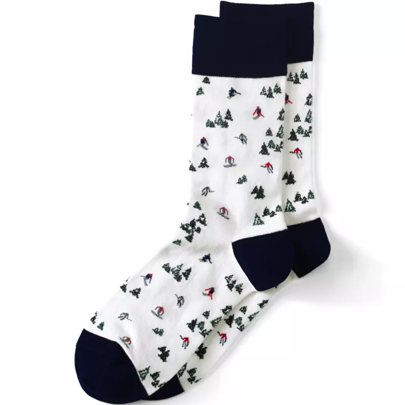 Men's Novelty Dress Socks 1pk, Front