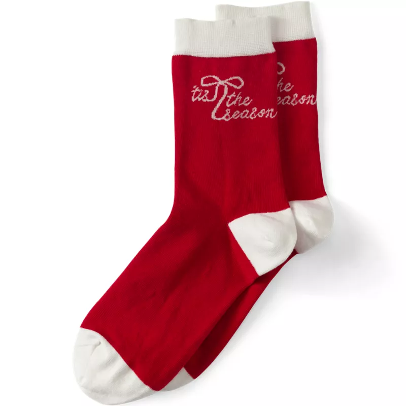Women's Novelty Crew Socks 1 Pack, Front