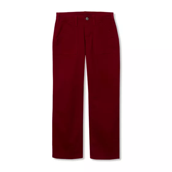Girls Woven Utility Cargo Pant with Pockets - primary