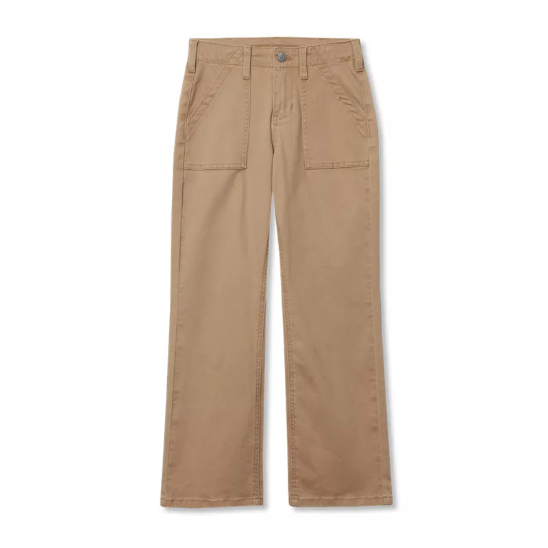 Girls Woven Utility Cargo Pant with Pockets, alternative image