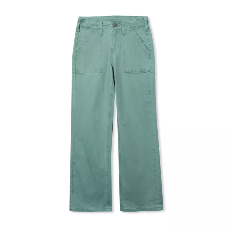 Girls Woven Utility Cargo Pant with Pockets, alternative image