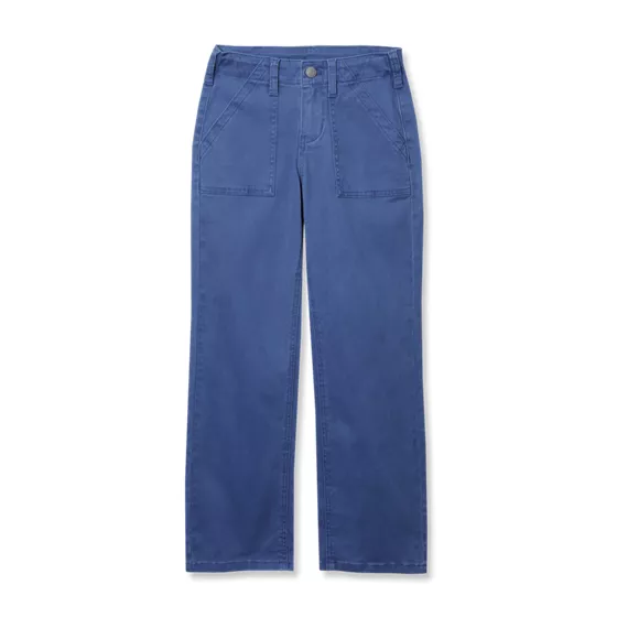 Girls Woven Utility Cargo Pant with Pockets - primary