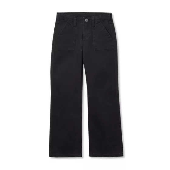 Girls Woven Utility Cargo Pant with Pockets - primary