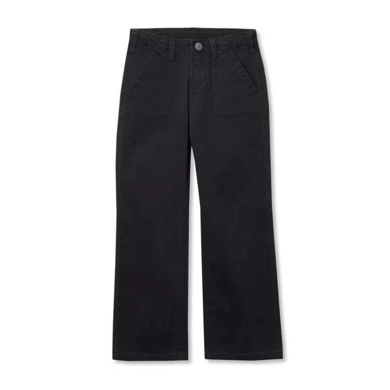 Girls Woven Utility Cargo Pant with Pockets, alternative image