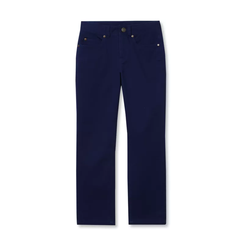 Boys Iron Knee Twill 5 Pocket Pants, alternative image