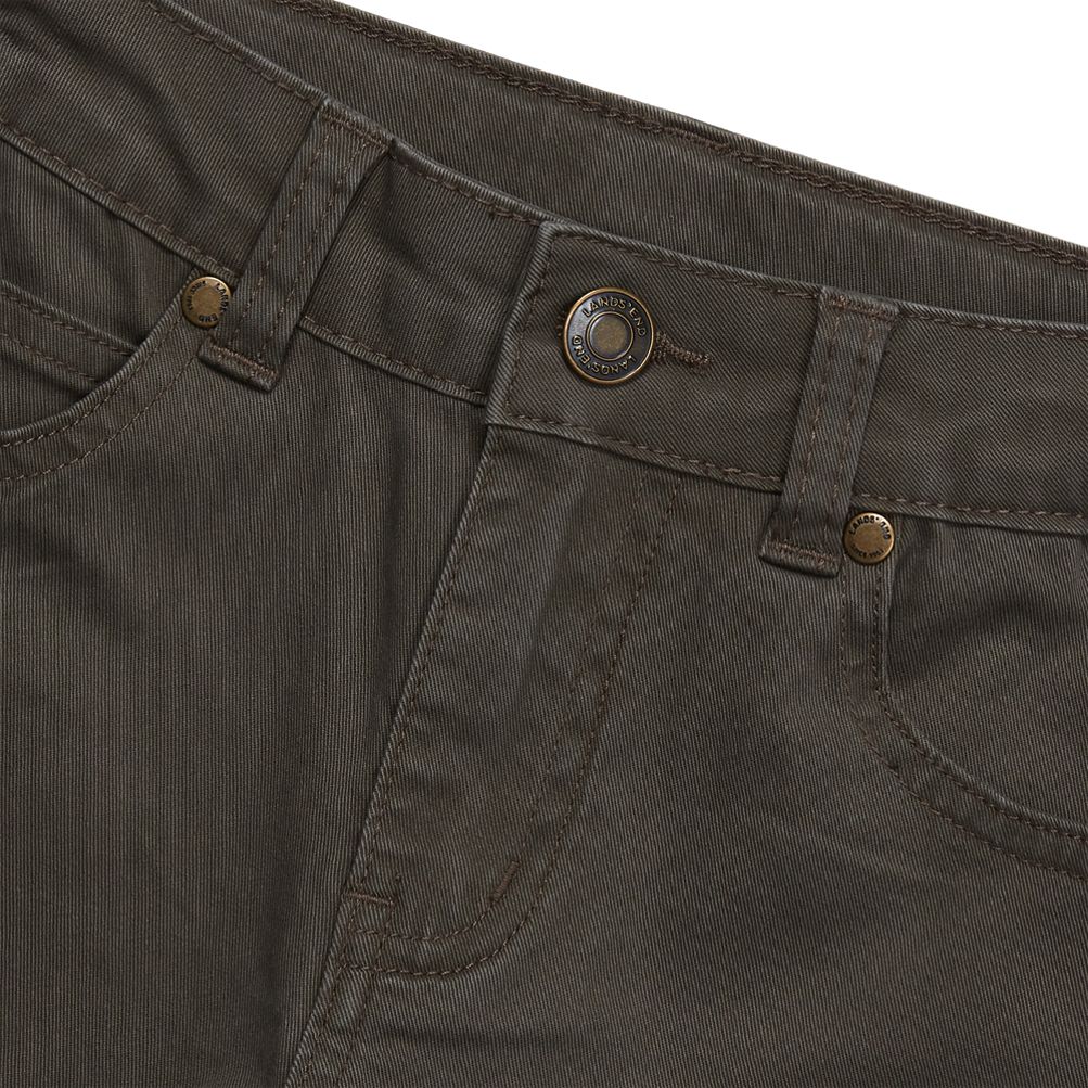 Boys Iron Knee Twill 5 Pocket Pants | Lands' End