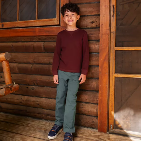 Boys Iron Knee Twill 5 Pocket Pants - primary