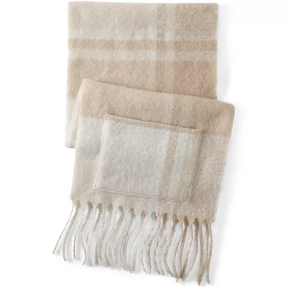 Women's Brushed Blanket Fringe Scarf - primary