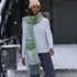 Women's Brushed Blanket Fringe Scarf, alternative image