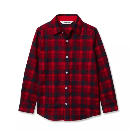 Boys Long Sleeve Poplin Shirt - primary