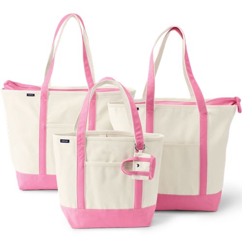 4 Pack Canvas Pocket Tote Bundle