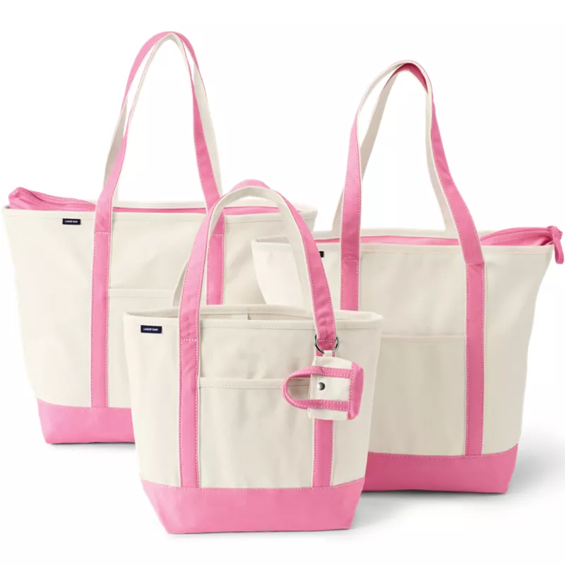 4 Pack Canvas Pocket Tote Bundle, alternative image