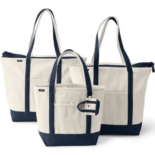 4 Pack Canvas Pocket Tote Bundle