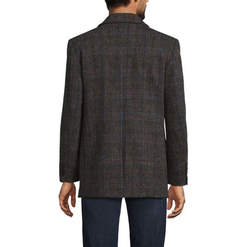  Lands' End Harris Tweed Blazer, Damen, Größe:50 Regular, Braun, Wolle, By Lands' End 