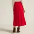 Women's Cozy Lofty Cable Fluted Midi Sweater Skirt, Back