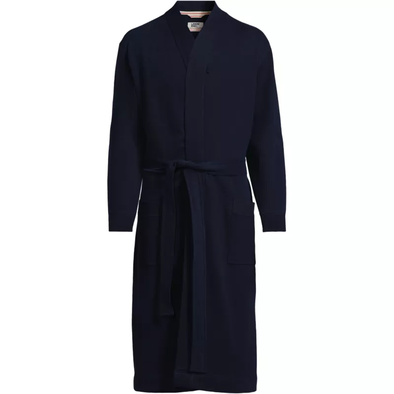 Men's Serious Sweats Calf Length Robe, Front