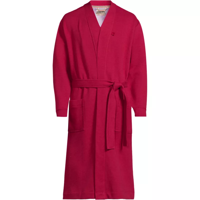 Men's Serious Sweats Calf Length Robe, Front