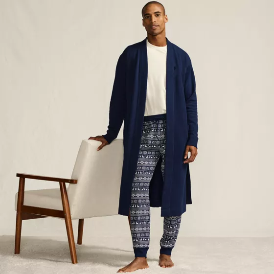 Men's Serious Sweats Calf Length Robe - primary