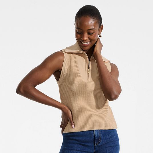 Sleeveless Sweaters & Vests for Adults & Kids | Lands' End
