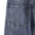 Women's Soft Denim Mid Rise Relaxed Straight Crop Patchwork Jeans, alternative image