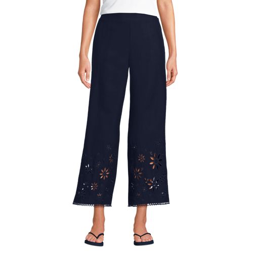 Women's Linen Embroidered Pants - image 5