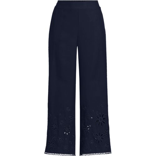 Women's Linen Embroidered Pants - image 4