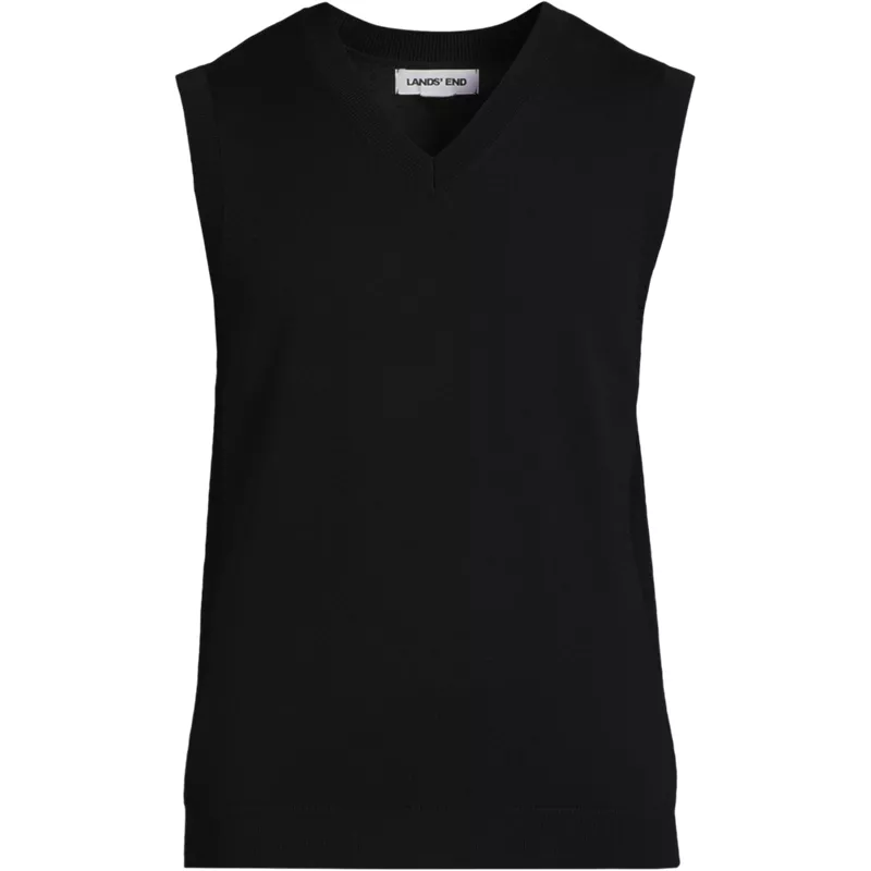 Unisex Big Cotton Modal Pullover Sweater Vest, Front
