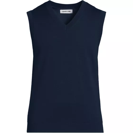 Unisex Cotton Modal Pullover Sweater Vest - primary