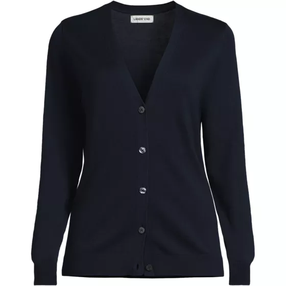 Women's Cotton Modal V-neck Cardigan Sweater - primary