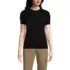 Women's Cotton Modal Short Sleeve Jewel Neck Pullover Sweater, Front