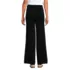 Women's Fine Gauge Cotton Side Stripe Wide Leg Sweater Pants, Back