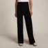 Women's Fine Gauge Cotton Side Stripe Wide Leg Sweater Pants, Front