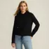 Women's Cotton Half Milano Hoodie Sweater, Front