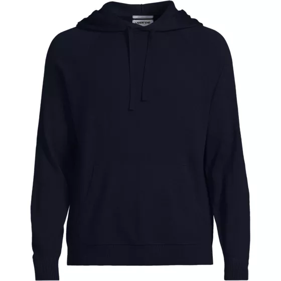 Men's Long Sleeve Washable Merino Pullover Hoodie - primary