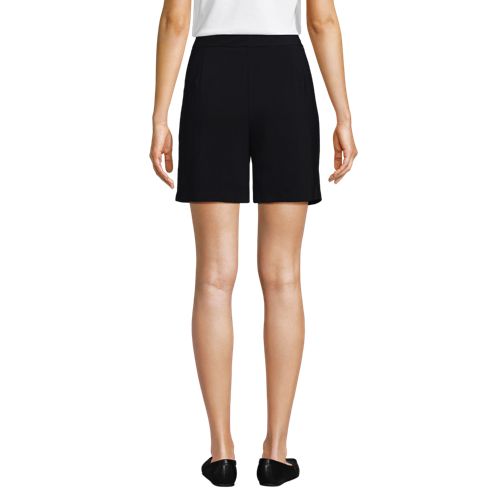  Lands' End Softe Shorts Aus Modal-mix, Damen, Größe:34 Regular, Schwarz, Polyester/polyester-mischung, By Lands' End 