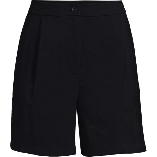 Softe Shorts aus Modal-Mix für Damen, Damen, size: regular, Schwarz, Polyester/Polyester-Mischung, by Lands' End