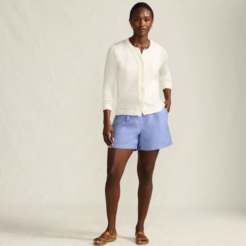 Softe Shorts aus Modal-Mix für Damen in Petite-Größe, Damen, size: petite, Blau, Polyester/Baumwolle Modal, by Lands' End
