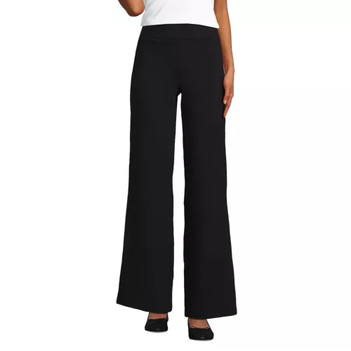 Women's Starfish High Rise Pull On Wide Leg Pocket Pants, Front