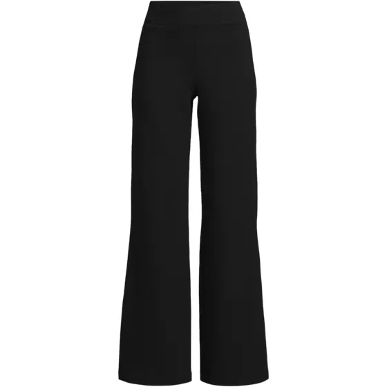 Women's Plus Size Starfish High Rise Pull On Wide Leg Pocket Pants - primary