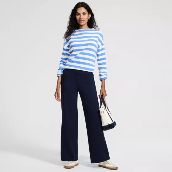 Women's Starfish High Rise Pull On Wide Leg Pocket Pants - primary